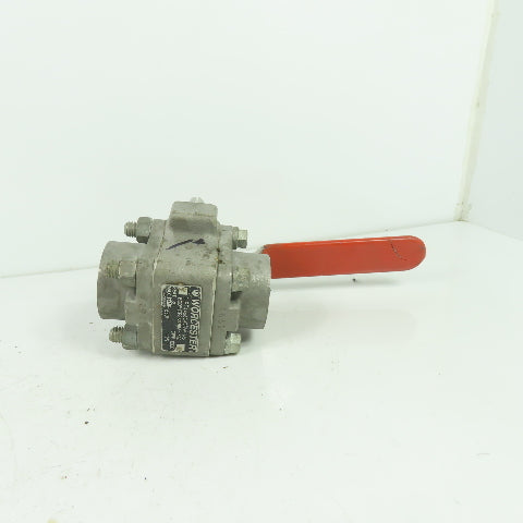 Worcester 1 PT4466GGSW 1" Ball Valve CF8M Seat SS Trim 316 CWP 1000