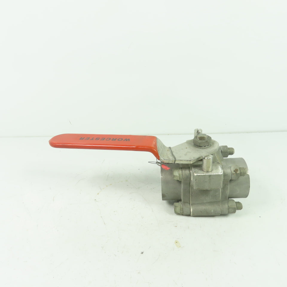 Worcester 1 PT4466GGSW 1" Ball Valve CF8M Seat SS Trim 316 CWP 1000
