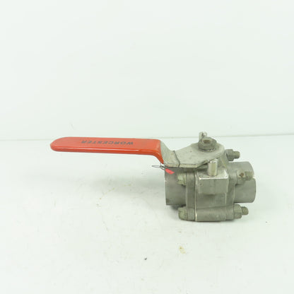 Worcester 1 PT4466GGSW 1" Ball Valve CF8M Seat SS Trim 316 CWP 1000