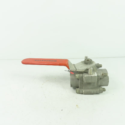 Worcester 1 PT4466GGSW 1" Ball Valve CF8M Seat SS Trim 316 CWP 1000