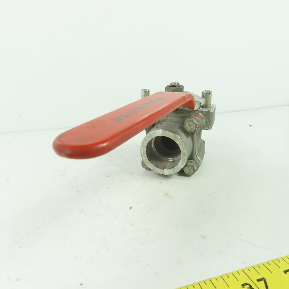 Worcester 1 PT4466GGSW 1" Ball Valve CF8M Seat SS Trim 316 CWP 1000