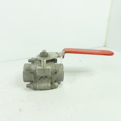 Worcester 1 PT4466GGSW 1" Ball Valve CF8M Seat SS Trim 316 CWP 1000