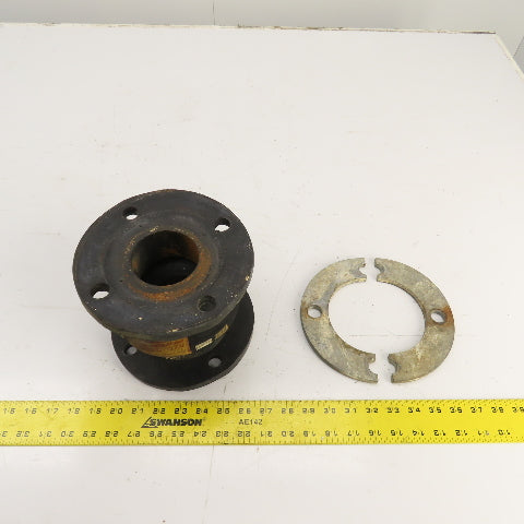 Unaflex 3" Flanged Rubber Expansion Joint 6-1/4" OAL