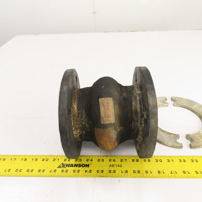Unaflex 3" Flanged Rubber Expansion Joint 6-1/4" OAL