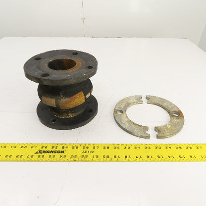 Unaflex 3" Flanged Rubber Expansion Joint 6-1/4" OAL