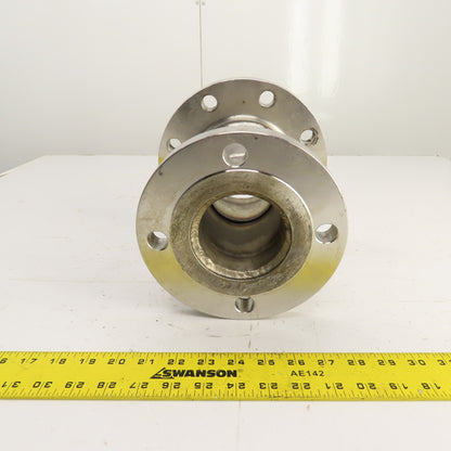 Enlin 3" x 4" Flanged Stainless Steel Coupling Concentric Reducer 4 x 8 Bolt
