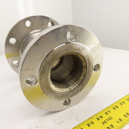 Enlin 3" x 4" Flanged Stainless Steel Coupling Concentric Reducer 4 x 8 Bolt