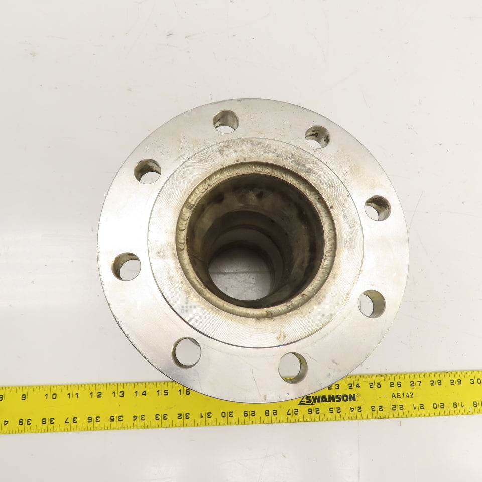 Enlin 3" x 4" Flanged Stainless Steel Coupling Concentric Reducer 4 x 8 Bolt