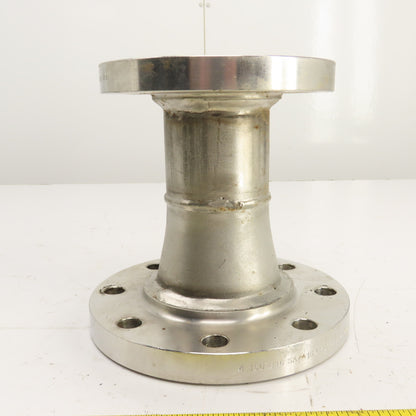 Enlin 3" x 4" Flanged Stainless Steel Coupling Concentric Reducer 4 x 8 Bolt