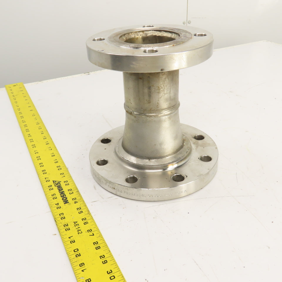 Enlin 3" x 4" Flanged Stainless Steel Coupling Concentric Reducer 4 x 8 Bolt