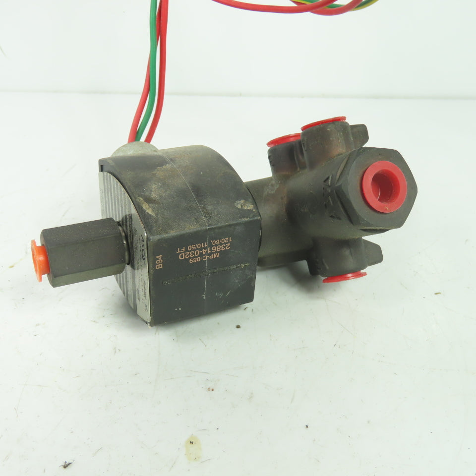 Asco EF8345G1 Red Hatt II Solenoid Valve 1/4" 120V Coil