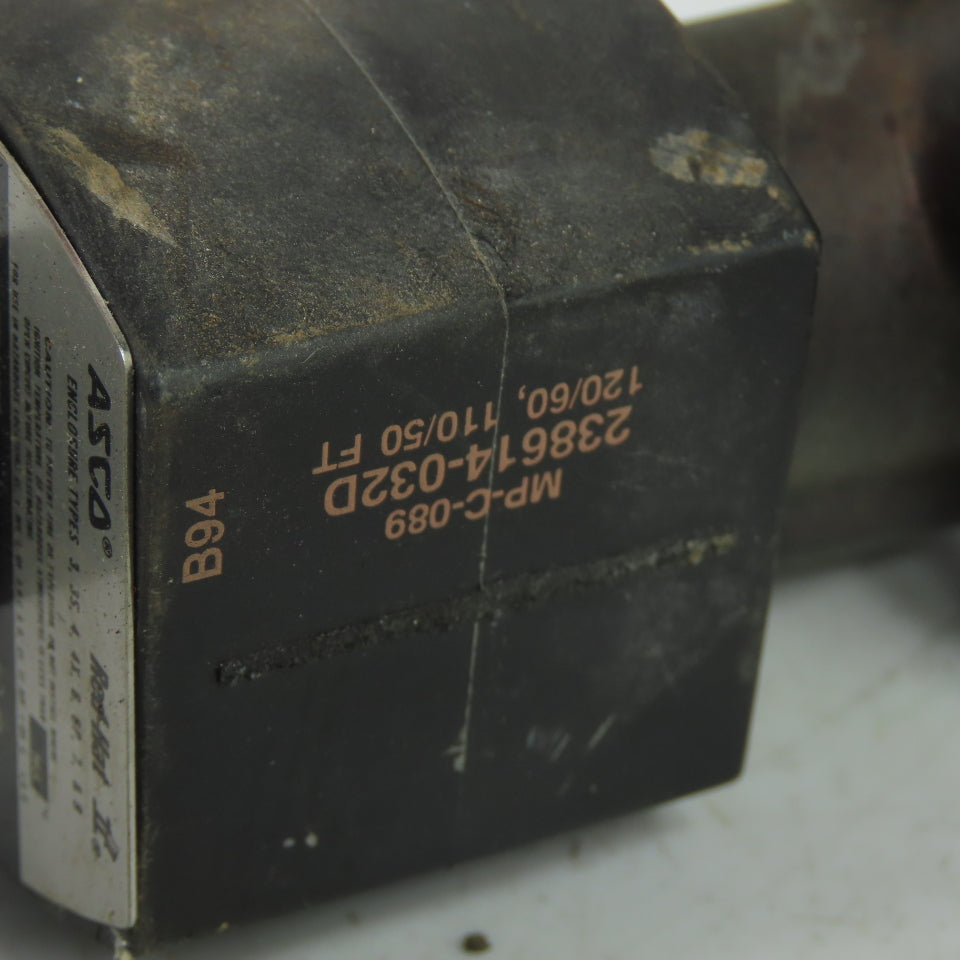 Asco EF8345G1 Red Hatt II Solenoid Valve 1/4" 120V Coil