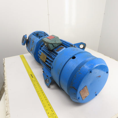 Ingersoll Rand 2 x 1.5 x 8 VOG 15 15HP Inline Centrifugal Pump 230/460V 3PH