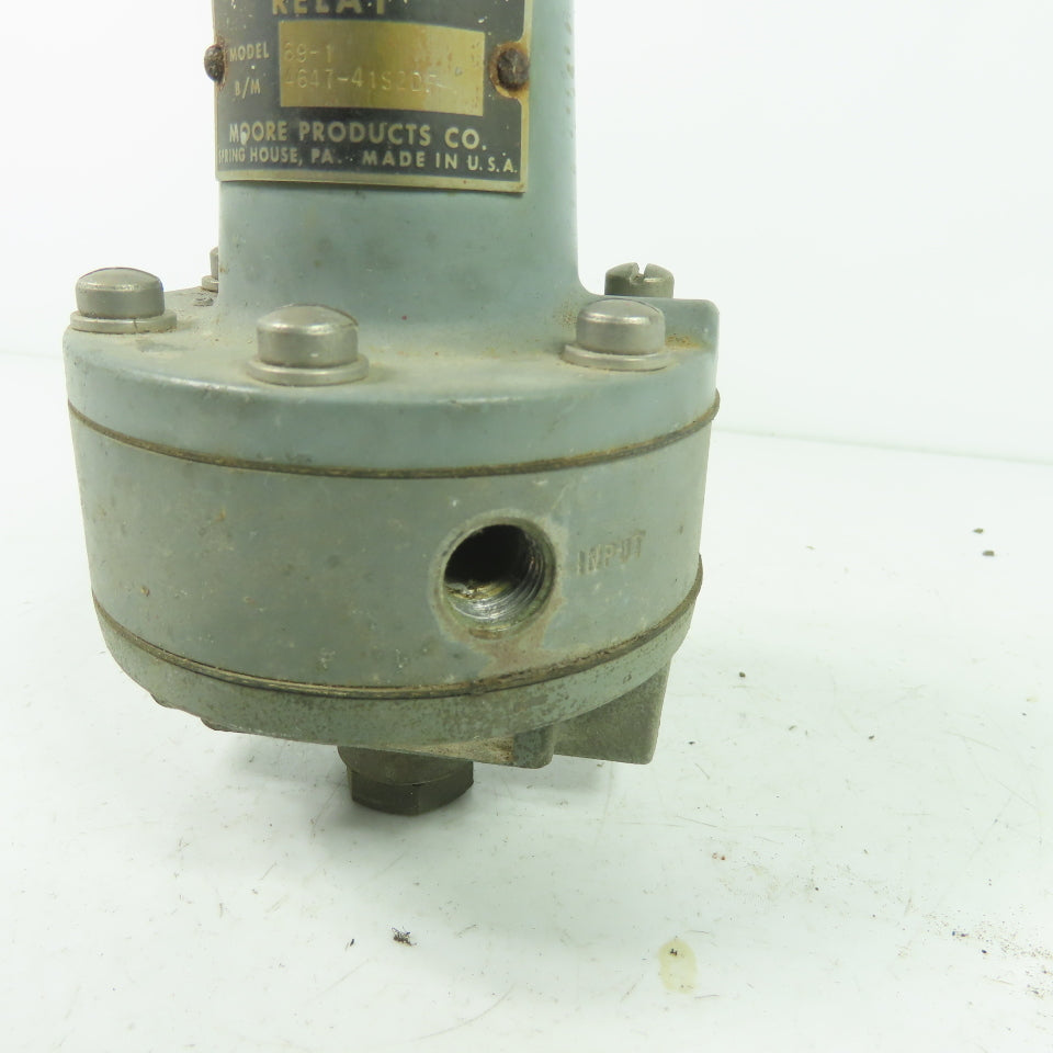 Moore 69-1 4647-41S2DF 1/4" NPT Reversing Pneumatic Relay