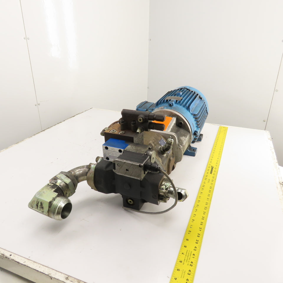 Rexroth AA10VSO71DFR1/31R 10HP Hydraulic Pump Unit 280 Bar Vg=71cc 0811405144