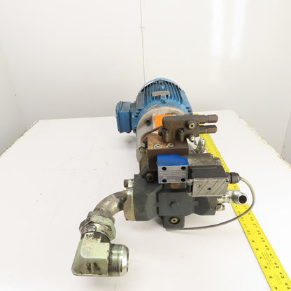 Rexroth AA10VSO71DFR1/31R 10HP Hydraulic Pump Unit 280 Bar Vg=71cc 0811405144