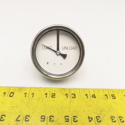 Reotemp 2-1/2" Dial Panel Mount 1/8" NPT Load/Unload Indicator Gage 0-160PSI