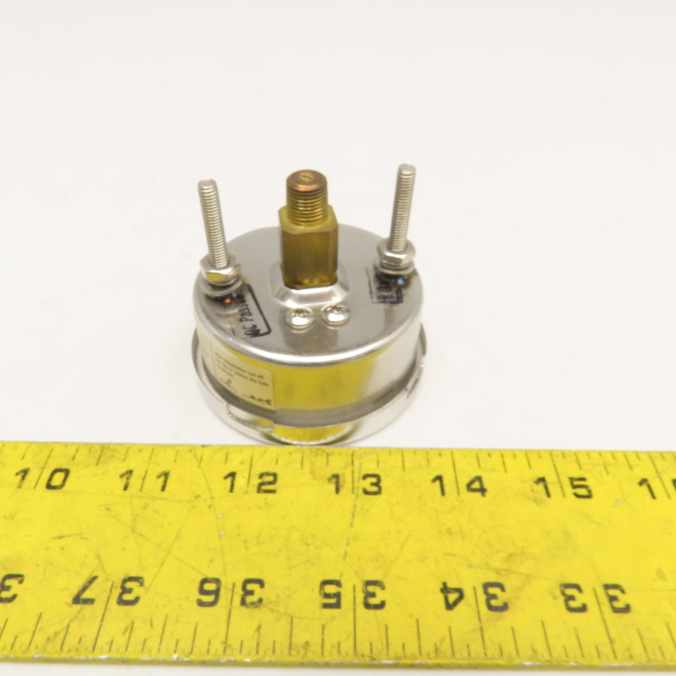 Reotemp 2-1/2" Dial Panel Mount 1/8" NPT Load/Unload Indicator Gage 0-160PSI