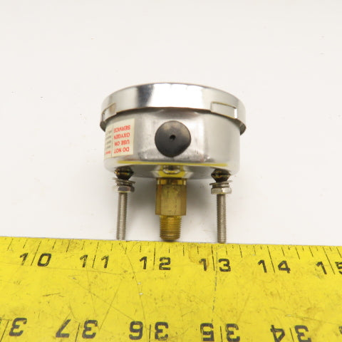 Reotemp 2-1/2" Dial Panel Mount 1/8" NPT Load/Unload Indicator Gage 0-160PSI