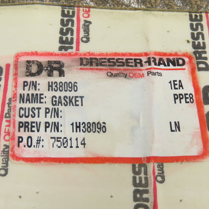 Dresser-Rand H38096 Water Cover Gasket NEW