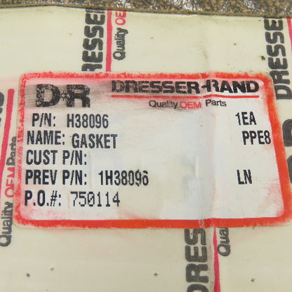 Dresser-Rand H38096 Water Cover Gasket NEW