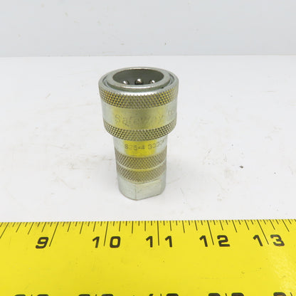 Safeway Hydraulics S25-4 2JC Female Quick Coupler 300PSI 1/2" FNPT