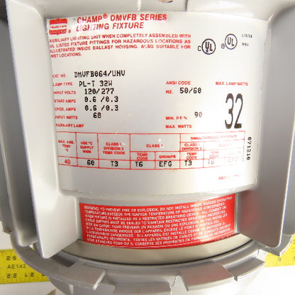 Cooper Crouse Hinds DMVFB2C064GP/UNV 32 Watt Luminaire For Hazardous Locations