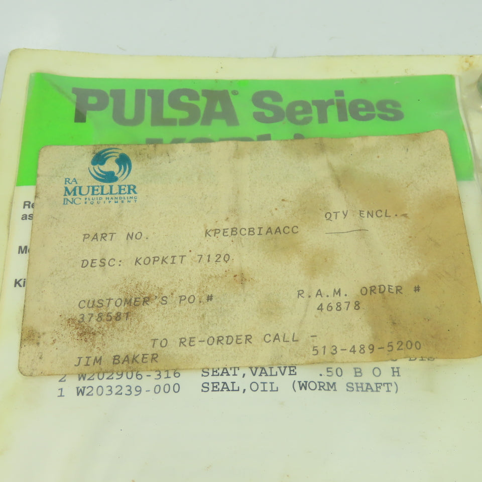Pulsafeeder KPEBCBIAACC Pulsa Series Kopkit 7120 Repair Kit