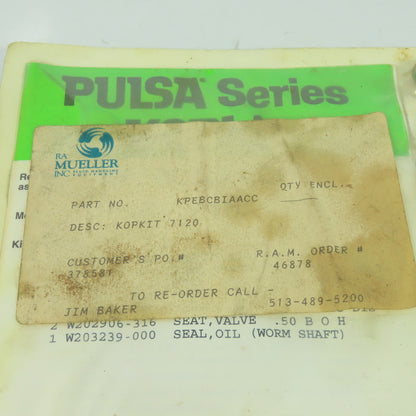 Pulsafeeder KPEBCBIAACC Pulsa Series Kopkit 7120 Repair Kit