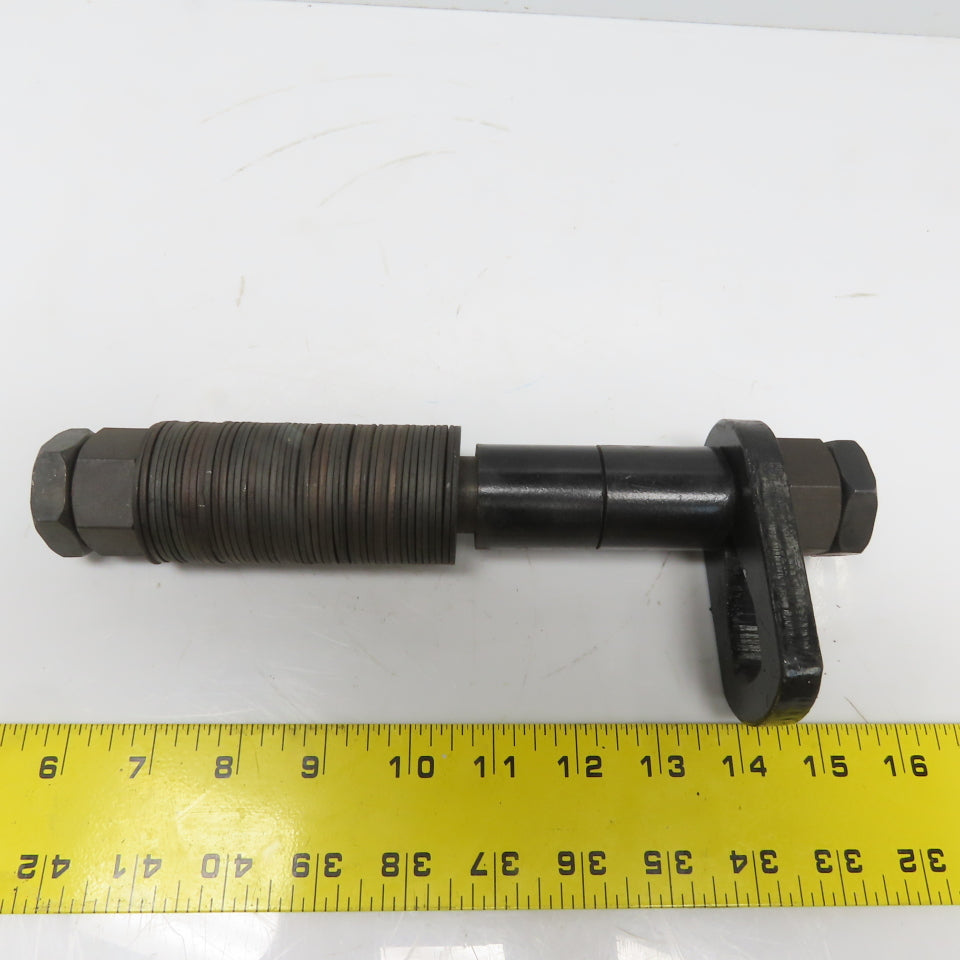 Hoist Trolley Cross Bolt W/Nuts Shims Bushings & Hanger 15/16" Diam 10-1/4" OAL