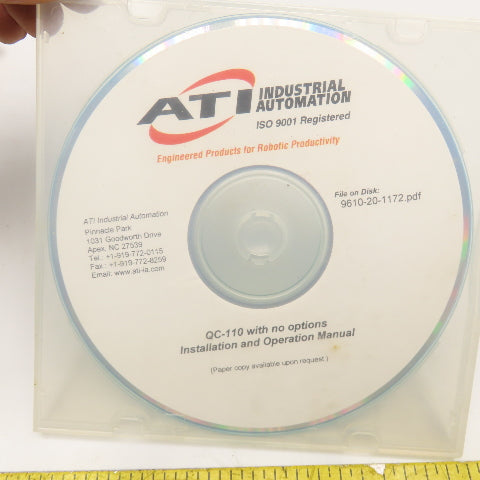 ATI Industrial Automation QC040T QC-40 Industrial Tool Changer