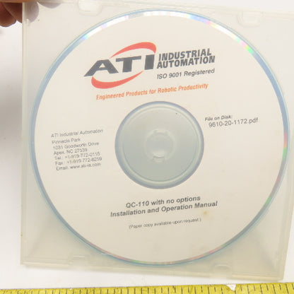 ATI Industrial Automation QC040T QC-40 Industrial Tool Changer