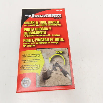Mr. LongArm 0650 Paint Brush And Tool Holder For Extension Pole