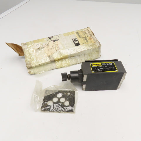 Parker FM3BBKN Sandwich Throttle Check Valve 3000PSI