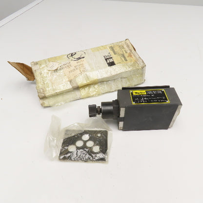Parker FM3BBKN Sandwich Throttle Check Valve 3000PSI
