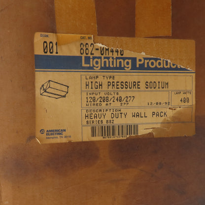 Atlas 882-0H440 400 Watt Heavy Duty Wall Pack Light 120-208-240-277V NEW