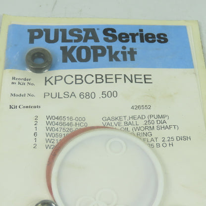 Pulsafeeder KPCBCBEFNEE Pulsa 680 .500 Kopkit Repair Kit