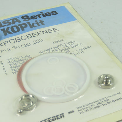 Pulsafeeder KPCBCBEFNEE Pulsa 680 .500 Kopkit Repair Kit