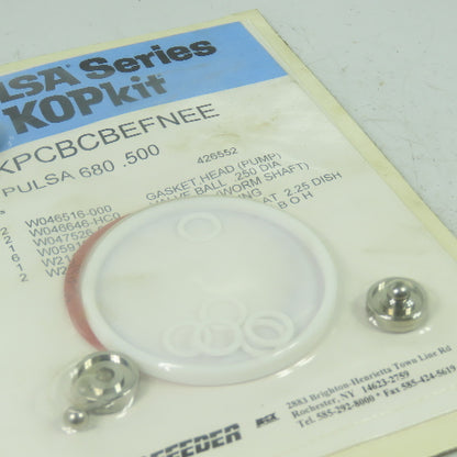Pulsafeeder KPCBCBEFNEE Pulsa 680 .500 Kopkit Repair Kit