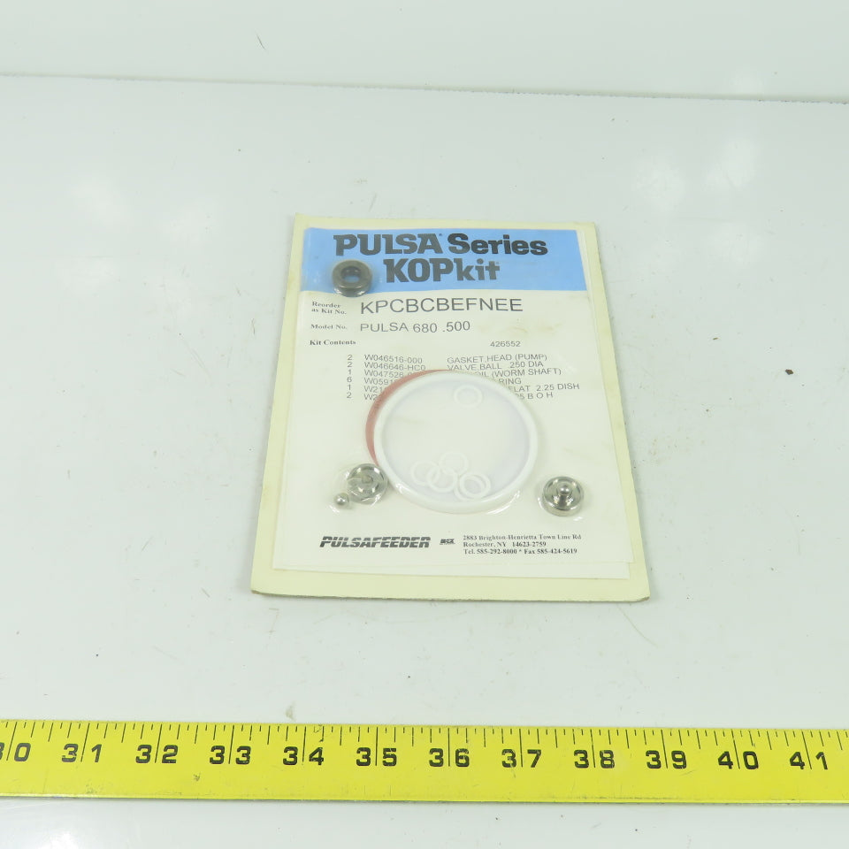 Pulsafeeder KPCBCBEFNEE Pulsa 680 .500 Kopkit Repair Kit