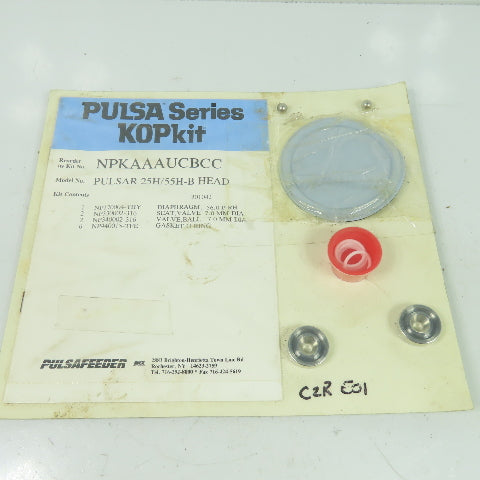 Pulsafeeder NPKAAAUCBCC Pulsar 25H/55H-B HEAD Kopkit Repair Kit