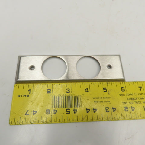 Arrow Hart T16520 2 Gang Vertical Stainless Steel Trim Line Wall Plate Lot Of 10