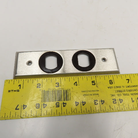 Arrow Hart T16520 2 Gang Vertical Stainless Steel Trim Line Wall Plate Lot Of 10
