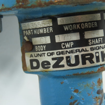 DeZurik 9135553 2" Lug Mount Butterfly Valve PTFE Lined 250°F No Handle