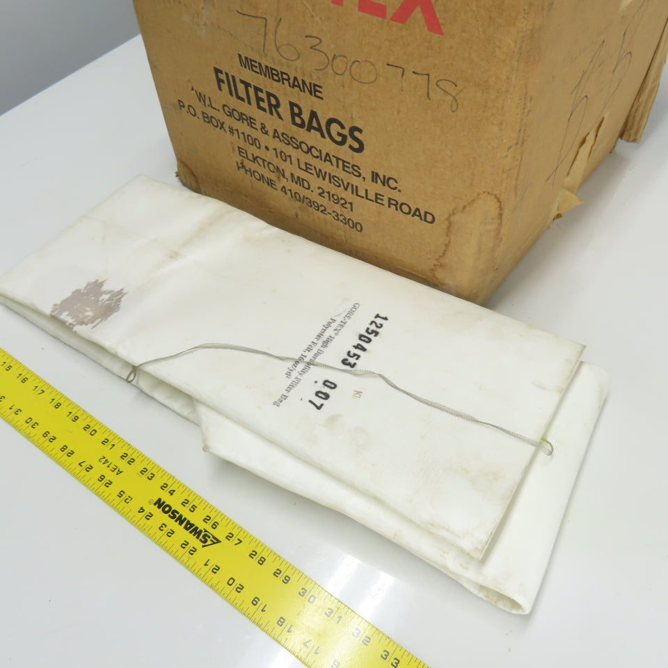 W.L. Gore 76300778 6" Dia x 60" L Gore-Tex Membrane Filter Bag Lot Of 16