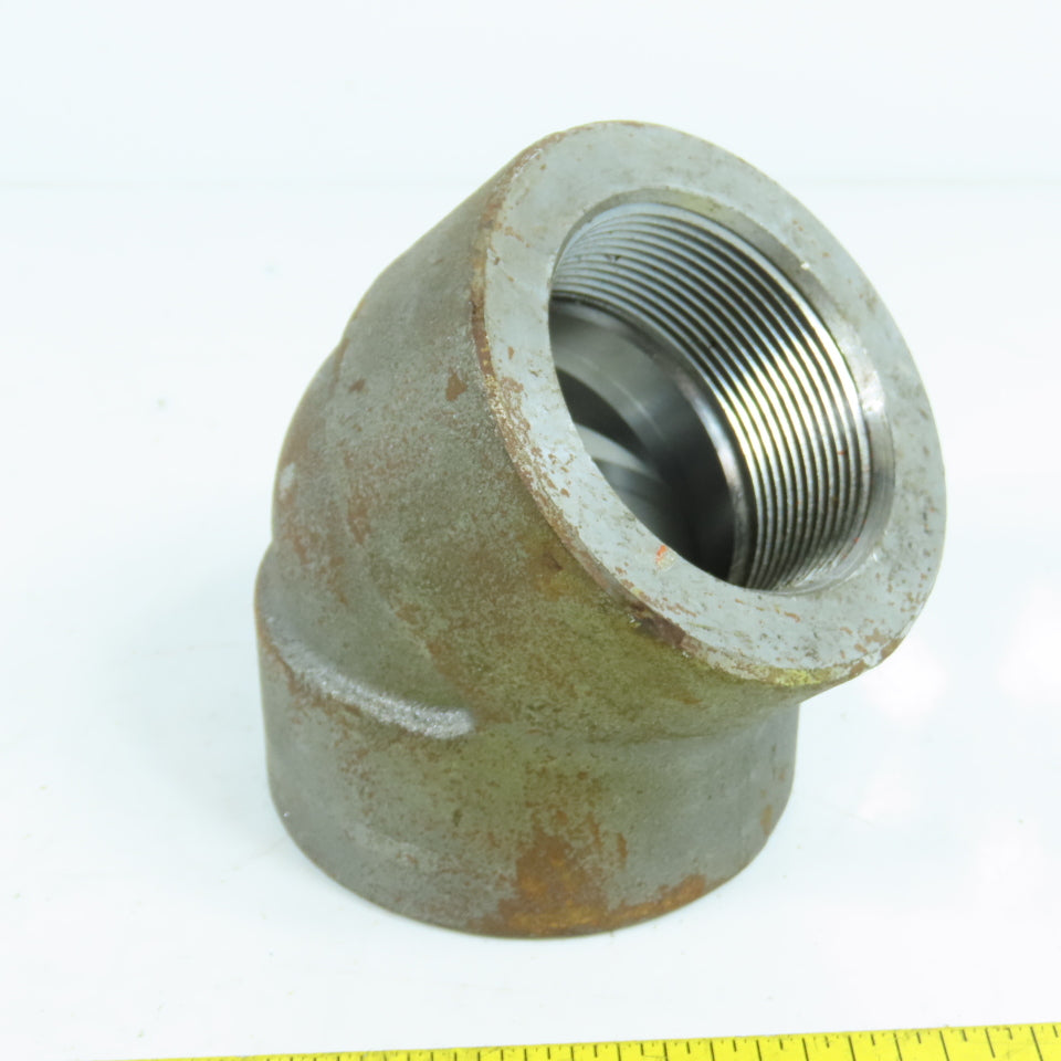 3668B16 A/SA105N 3m 2" High Temperature 45° Elbow Carbon Steel