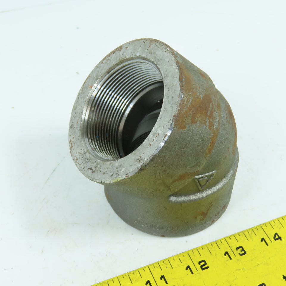 3668B16 A/SA105N 3m 2" High Temperature 45° Elbow Carbon Steel