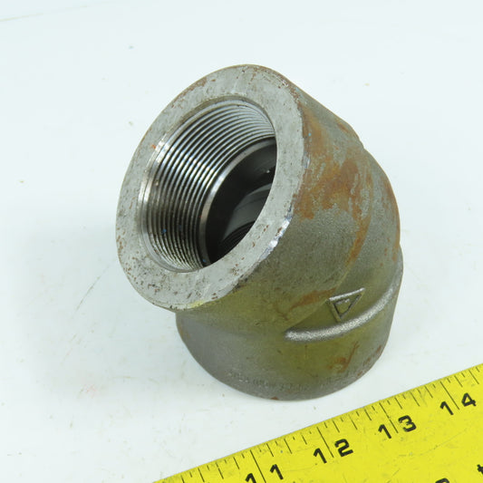 3668B16 A/SA105N 3m 2" High Temperature 45° Elbow Carbon Steel