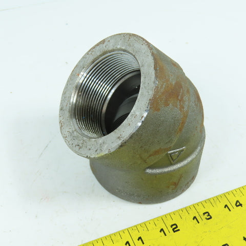 3668B16 A/SA105N 3m 2" High Temperature 45° Elbow Carbon Steel