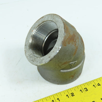 3668B16 A/SA105N 3m 2" High Temperature 45° Elbow Carbon Steel